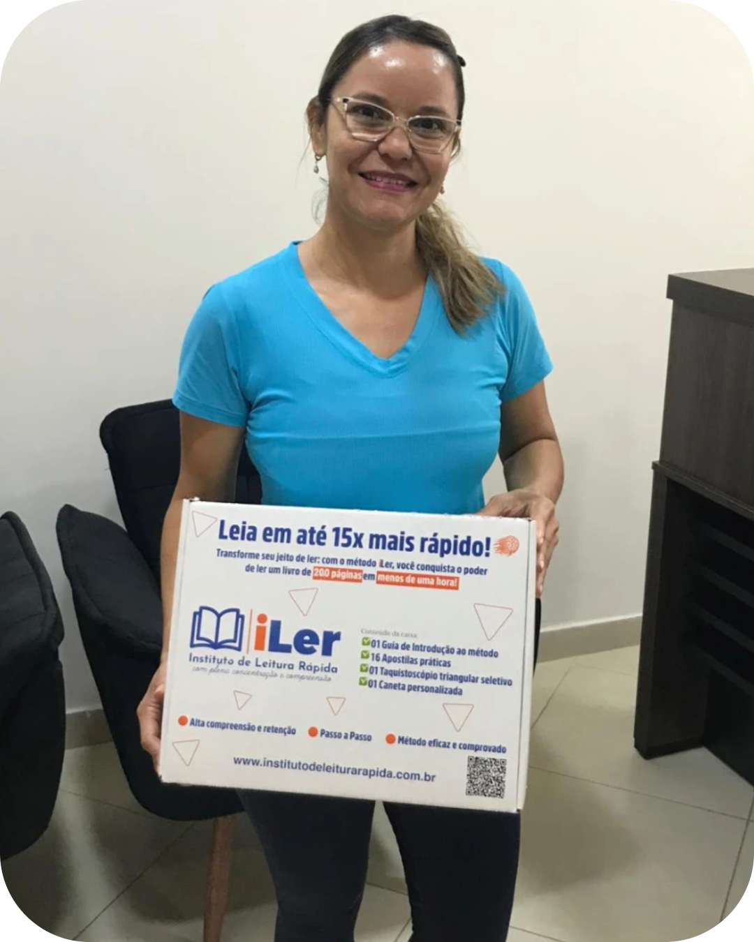 Aluno certificado iLer