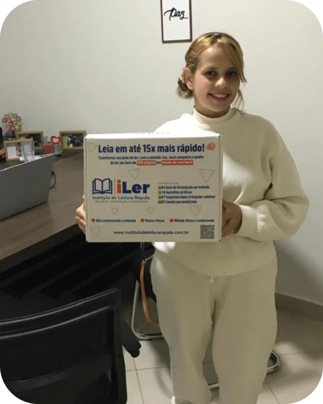 Aluno certificado iLer