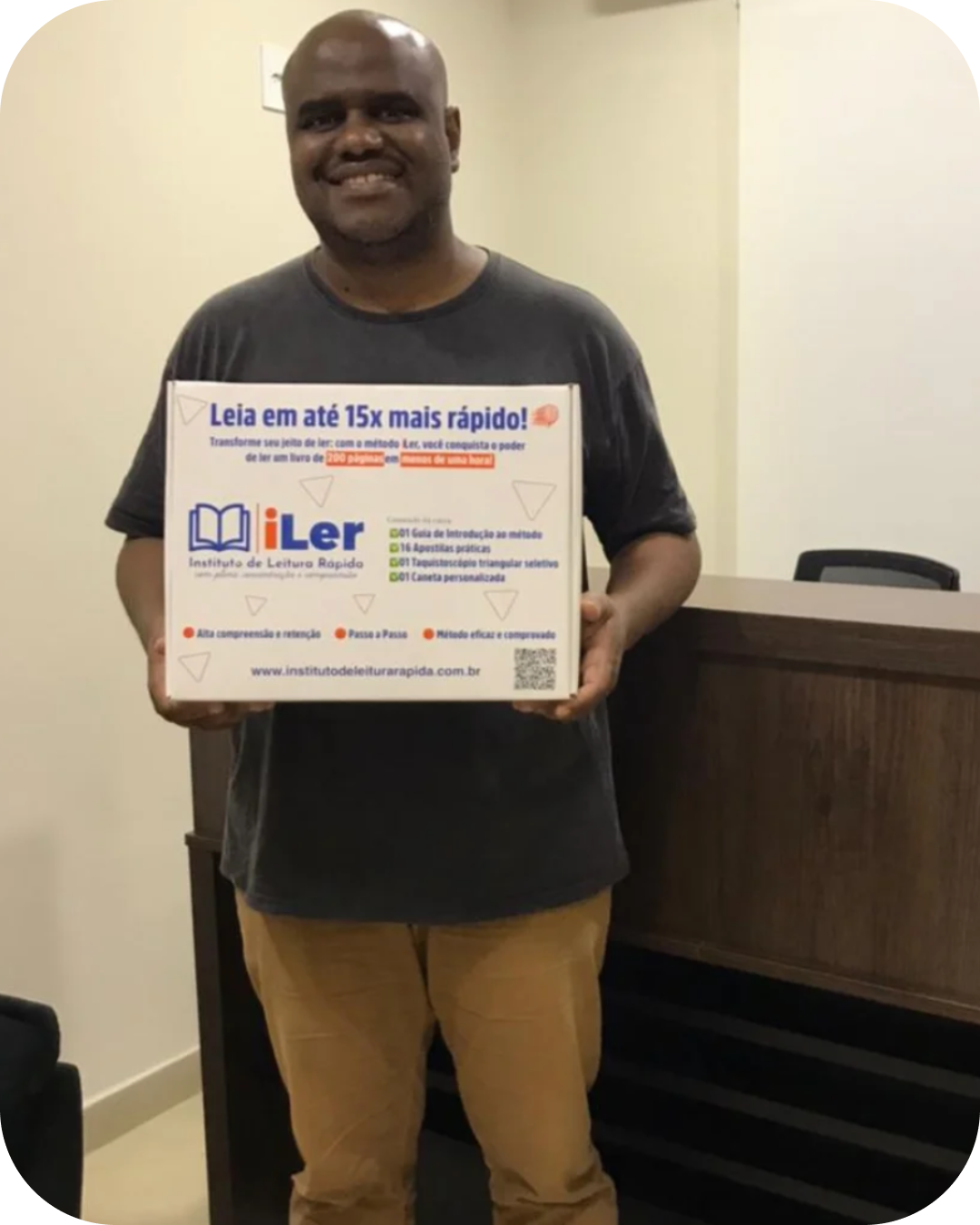 Aluno certificado iLer