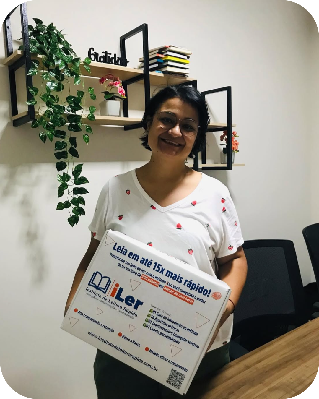 Aluno certificado iLer