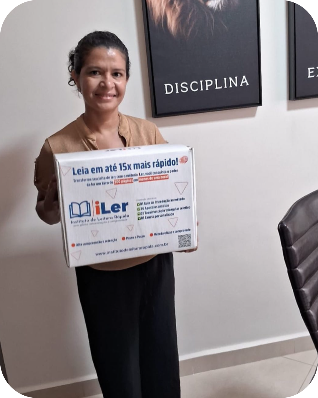 Aluno certificado iLer