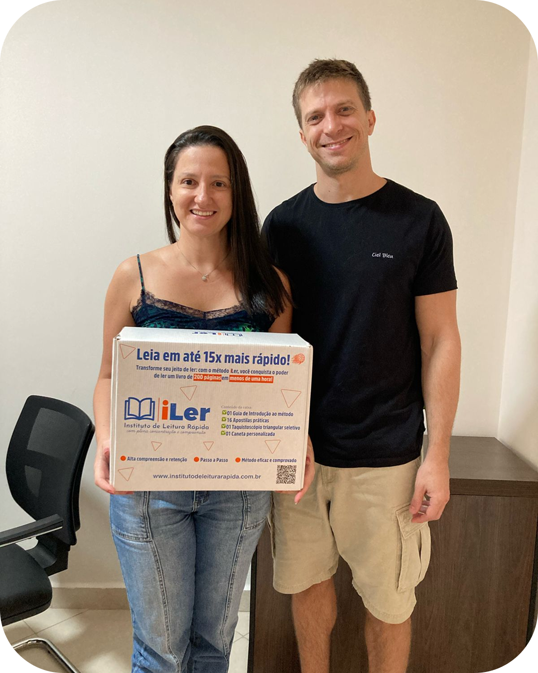 Aluno certificado iLer